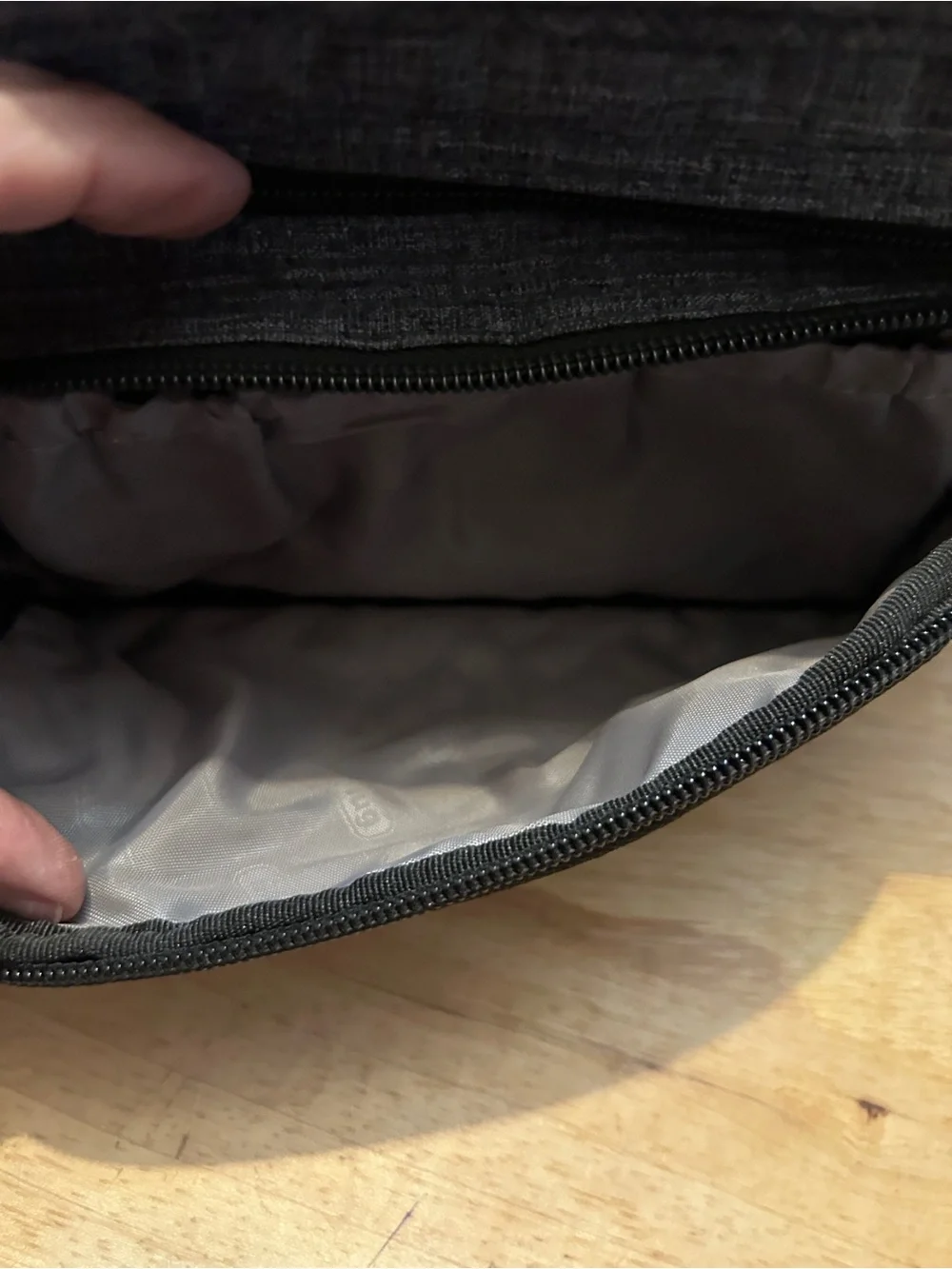 Get organized on the go with this Lug Carousel Crossbody Bag